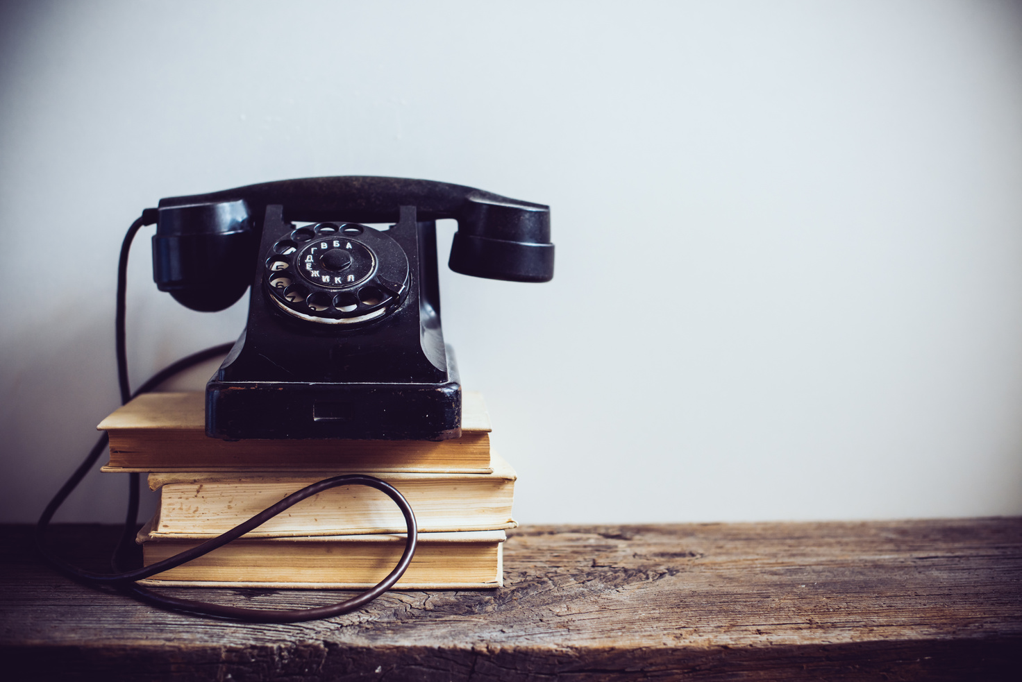 vintage rotary phone